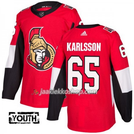 Lapsille NHL Ottawa Senators Pelipaita Erik Karlsson 65 Adidas 2017-2018 Punainen Authentic